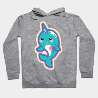 Kawaii Narwhal Hoodie